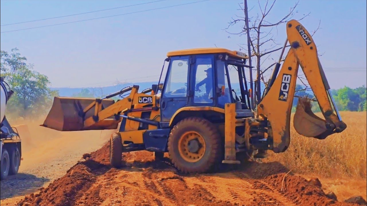 JCB se Road Mitti Bharai aur Perfect Leveling Ka Zabardast Kaam & finishing 