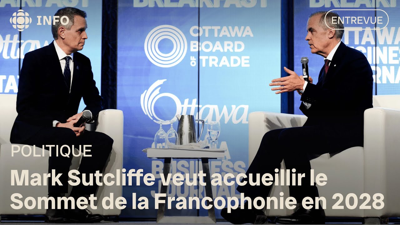 Mark Sutcliffe veut accueillir le Sommet de la Francophonie en 2028