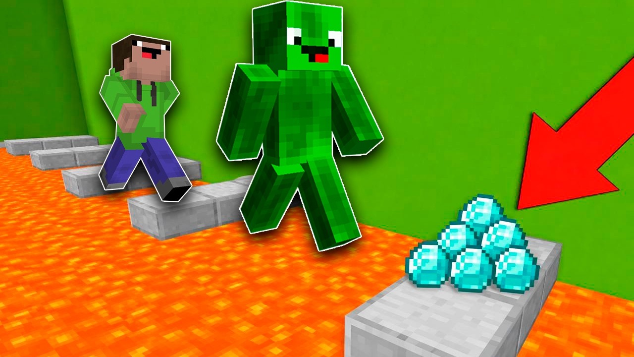 2 НУБА ПРОХОДЯТ СЛОЖНЫЙ ПАРКУР  В МАЙНКРАФТ ! НУБИК И ТРОЛЛИНГ ЛОВУШКА В MINECRAFT