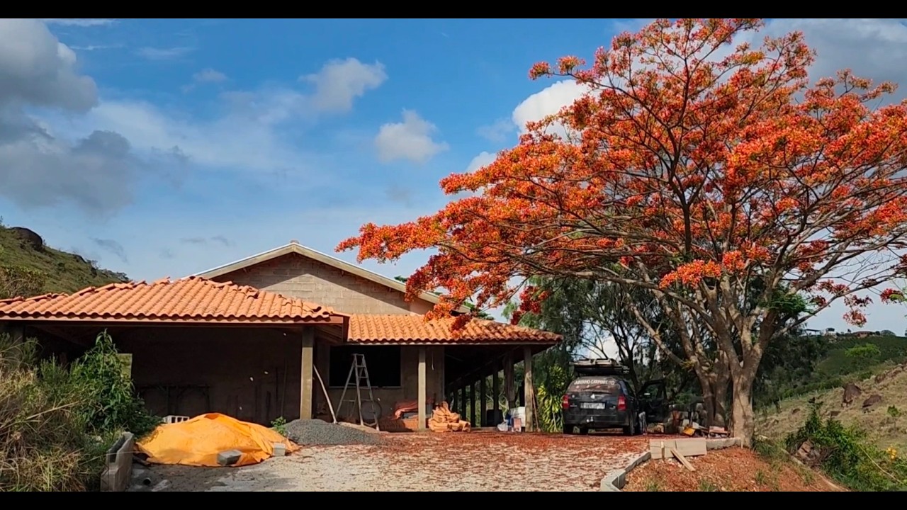 VARANDA NA ROÇA USANDO MADEIRAS DE EUCALIPTO, PROJETO SUSTENTÁVEL...