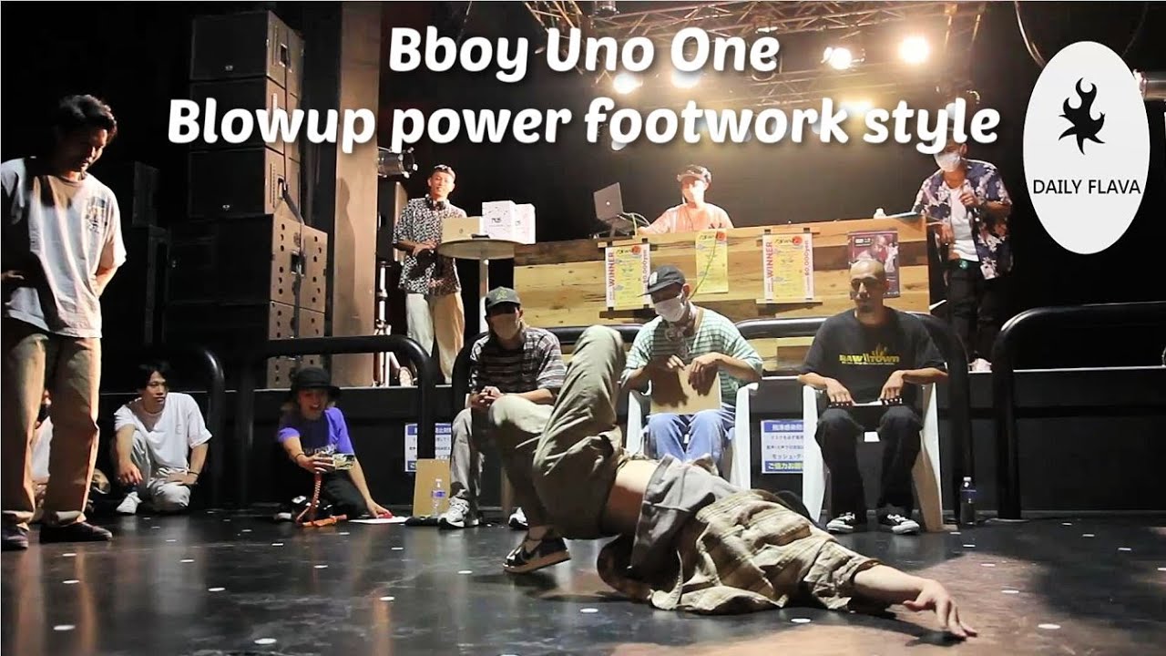 Bboy Uno One shows his blowup foundation style at RAWD2 and Sunshine Jam.