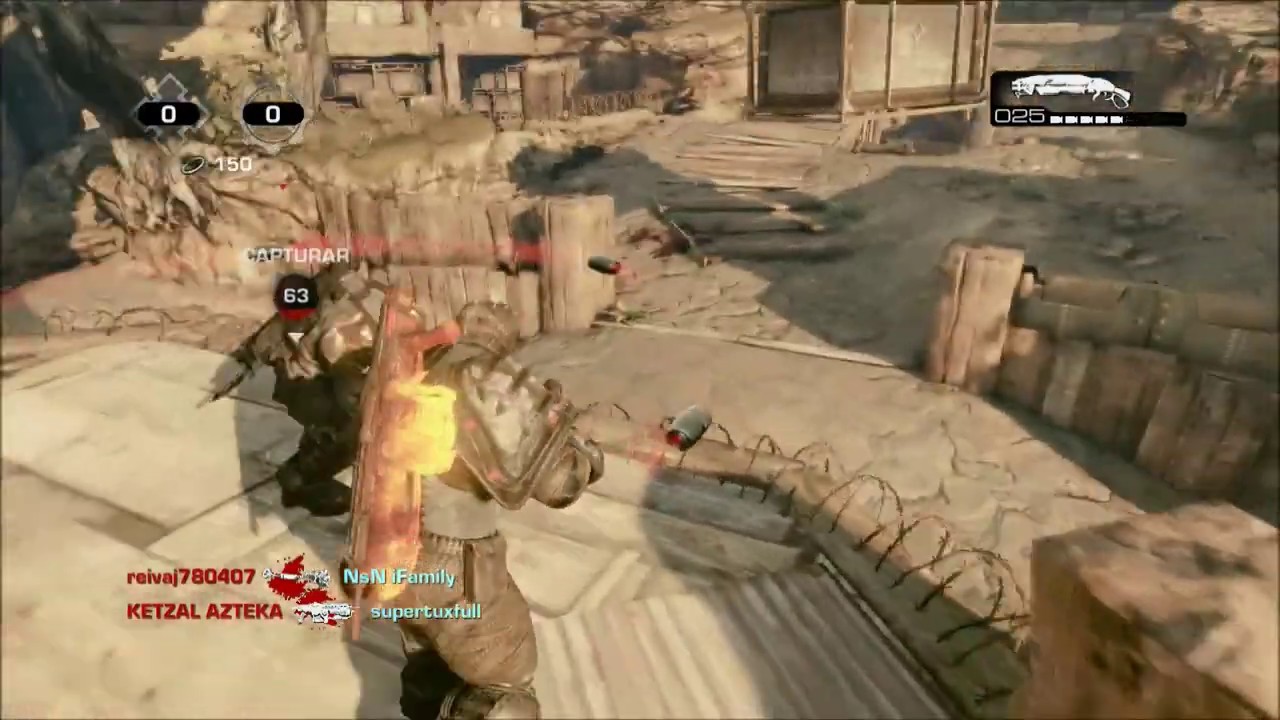Gears of war 3: Rey de la colina en Trincheras / ATA-QUEN / Gameplay HD