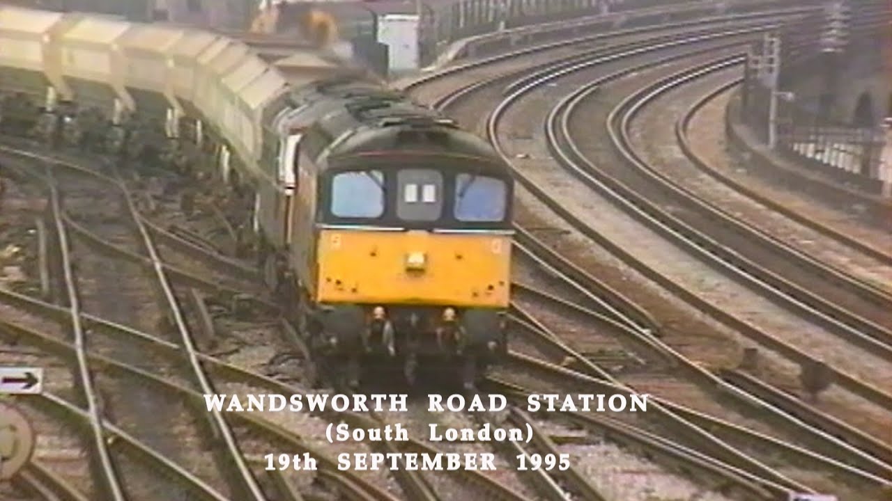 BR in the 1990s Wandsworth Road Station (South London) on 19th September 1995 Part 1 of 2