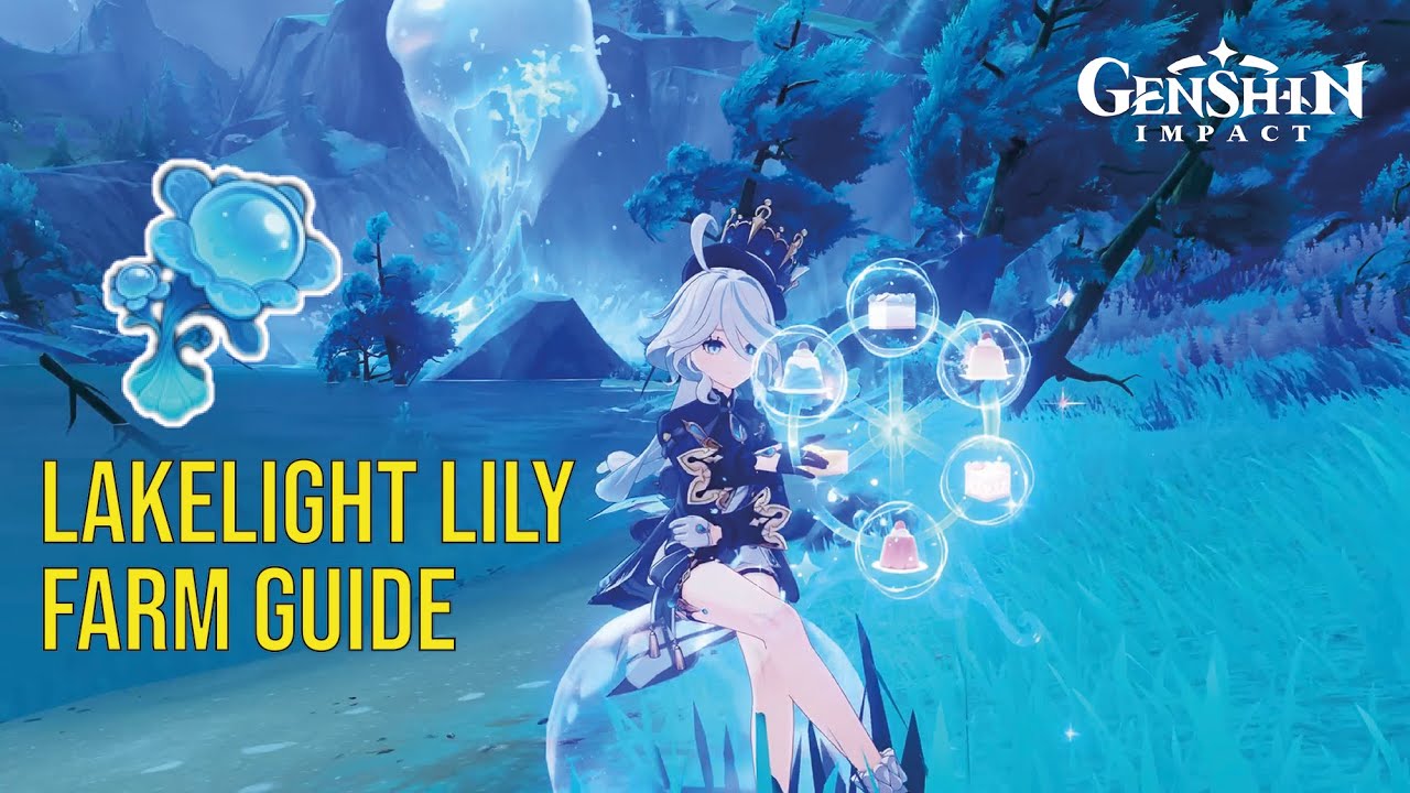 Lakelight Lily Farm Guide (Furina Ascension Material) - [Genshin Impact 4.2]
