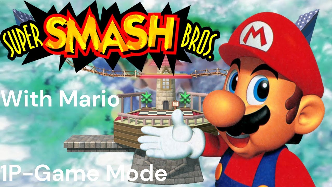 Super Smash Bros. 1-P Game Mode With Mario (Normal Difficulty)