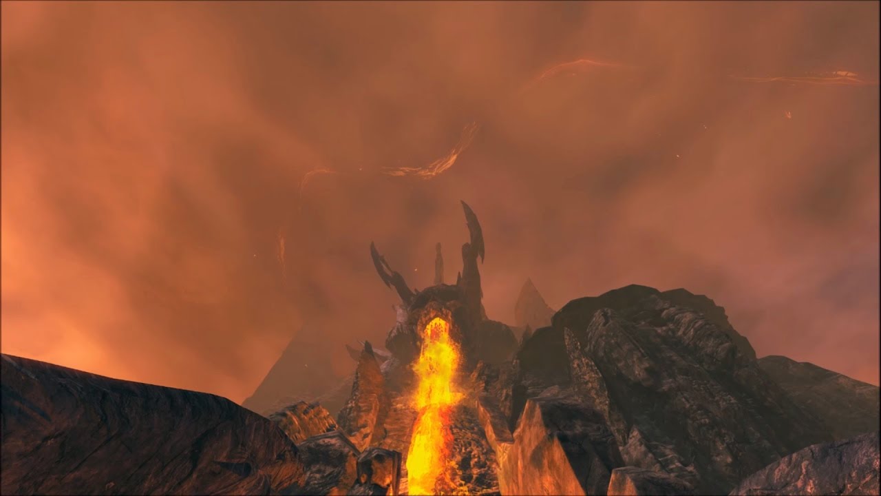 Guild Wars 2 &ndash; Ember Bay Ambience (Thunder / Lava Sounds, White Noise, ASMR)