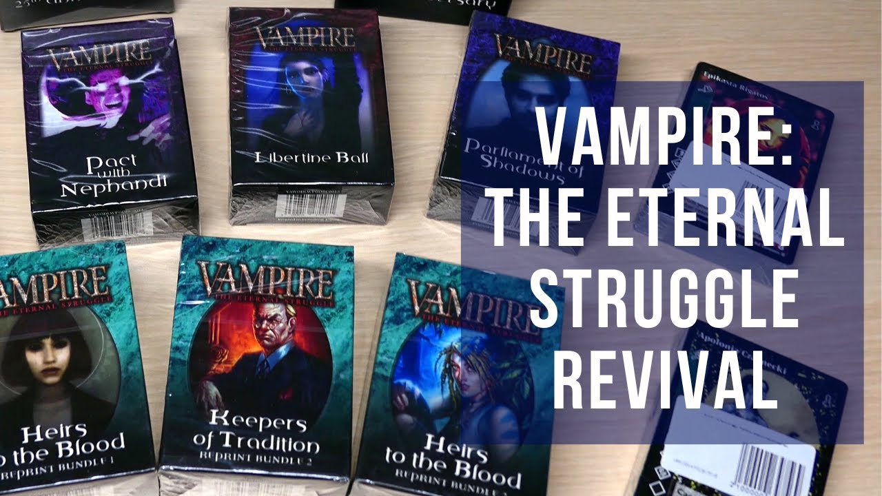 Vampire: The Eternal Struggle Unboxing and Musings