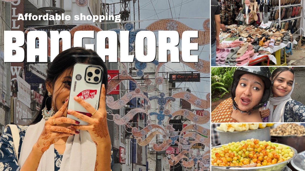 affordable BANGALORE shopping!🛍️♥️(chickpet,commercial street)