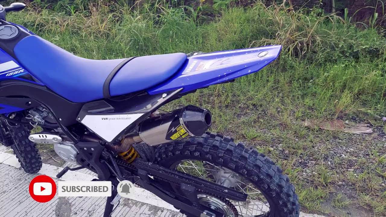YAMAHA WR 155r TOP SPEED part 1