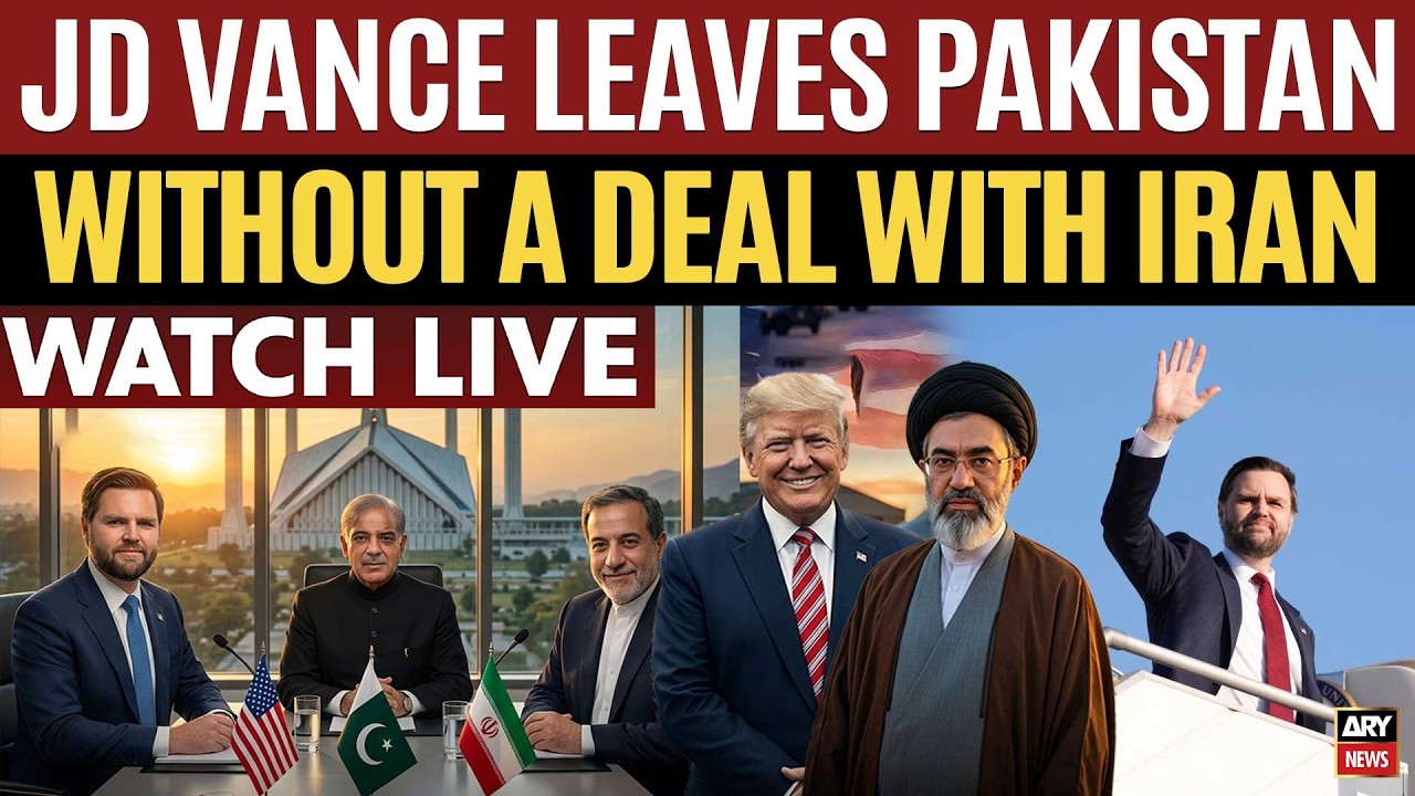 🔴 LIVE NEWS Coverage: US-IRAN Peace Talks in Islamabad || ARY News Live