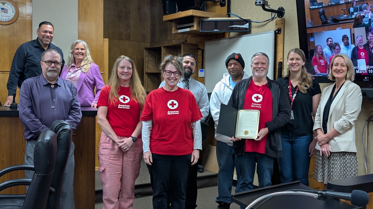 Board of Supervisors Tues Mtg 03-10-26 · Proclamation March 2026 as American Red Cross Month