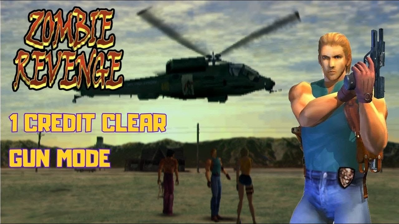 Zombie Revenge (Dreamcast Port) 1CC/No Deaths with Stick (Gun Mode | No Elixir | Normal)