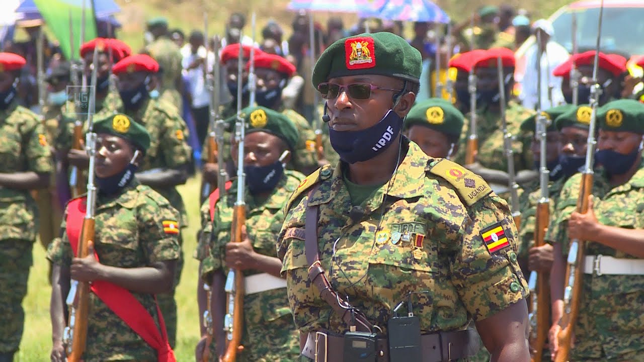 Breathtaking UPDF (Uganda Military) Only Ladies in Uniform Parade Display
