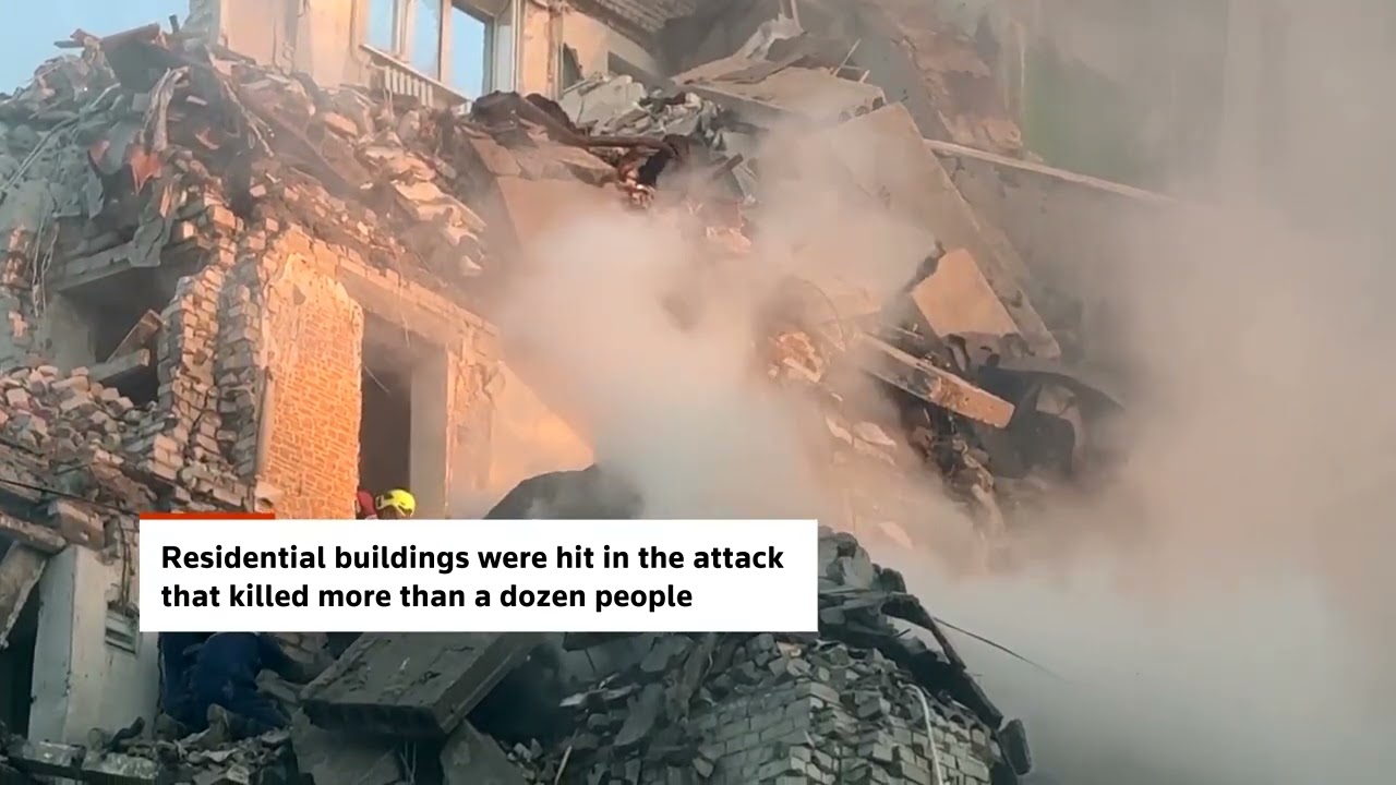 Russian air strikes leave many dead in Kyiv