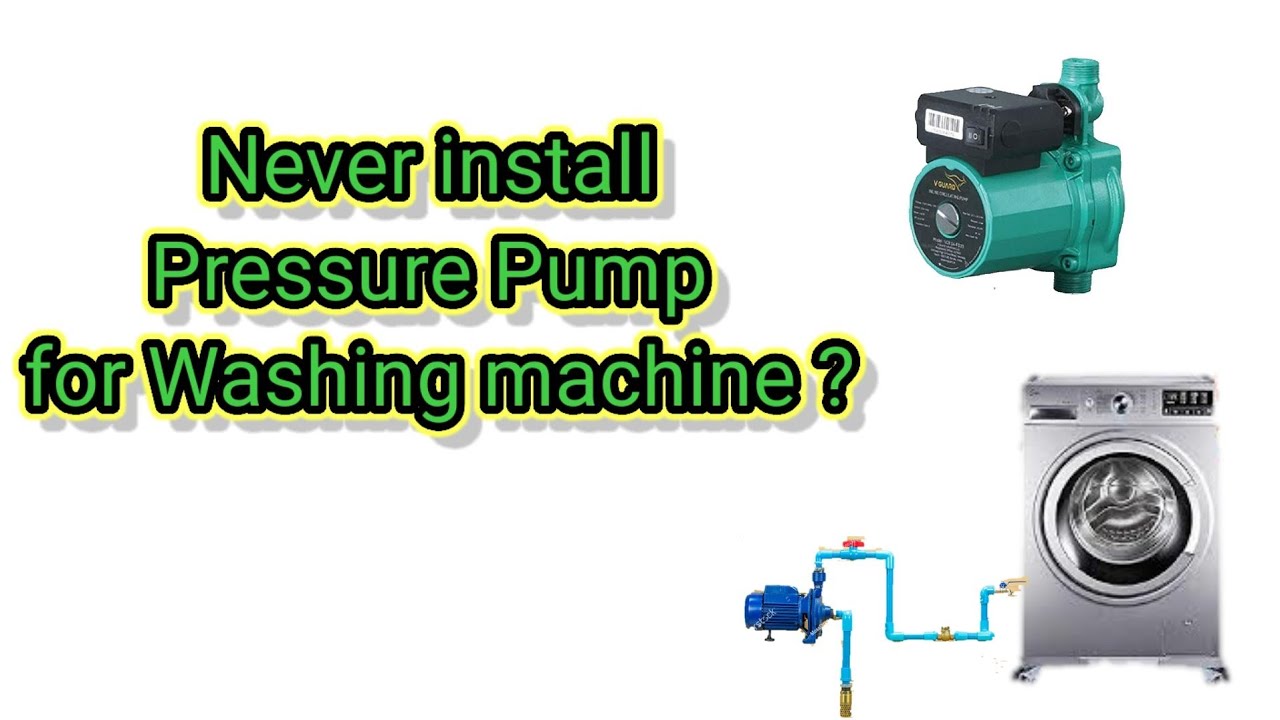 Pressure pump fitting | Automatic pressure pump | Washing machine pressure | Shower pressure