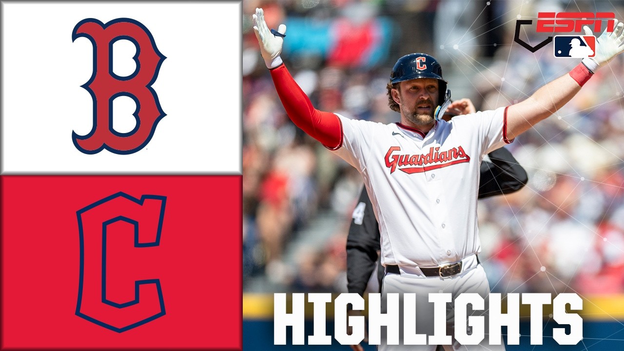 Boston Red Sox против Cleveland Guardians | Лучшие моменты игры | ESPN MLB