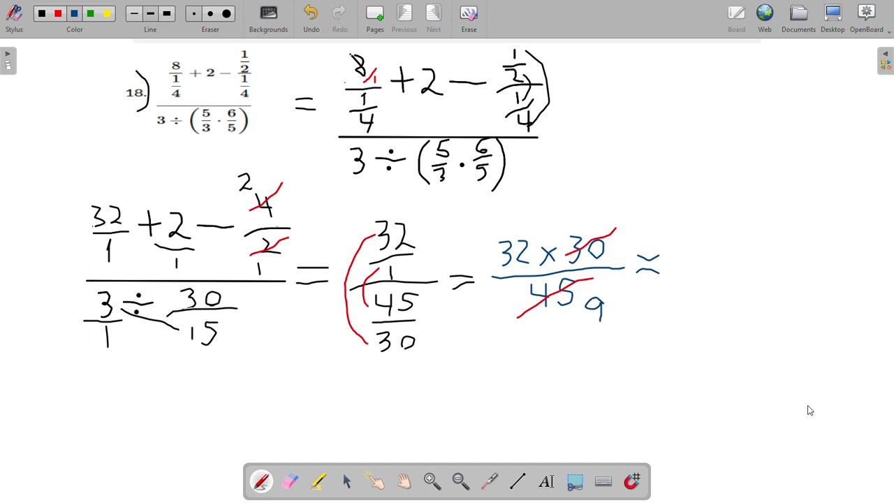fracciones compuestas 1