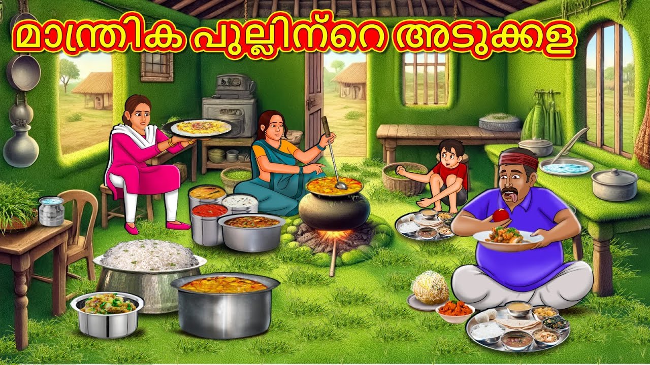 മാന്ത്രിക പുല്ലിന്റെ അടുക്കള | New Malayalam Stories | Malayalam Kathakal | Stories In Malayalam