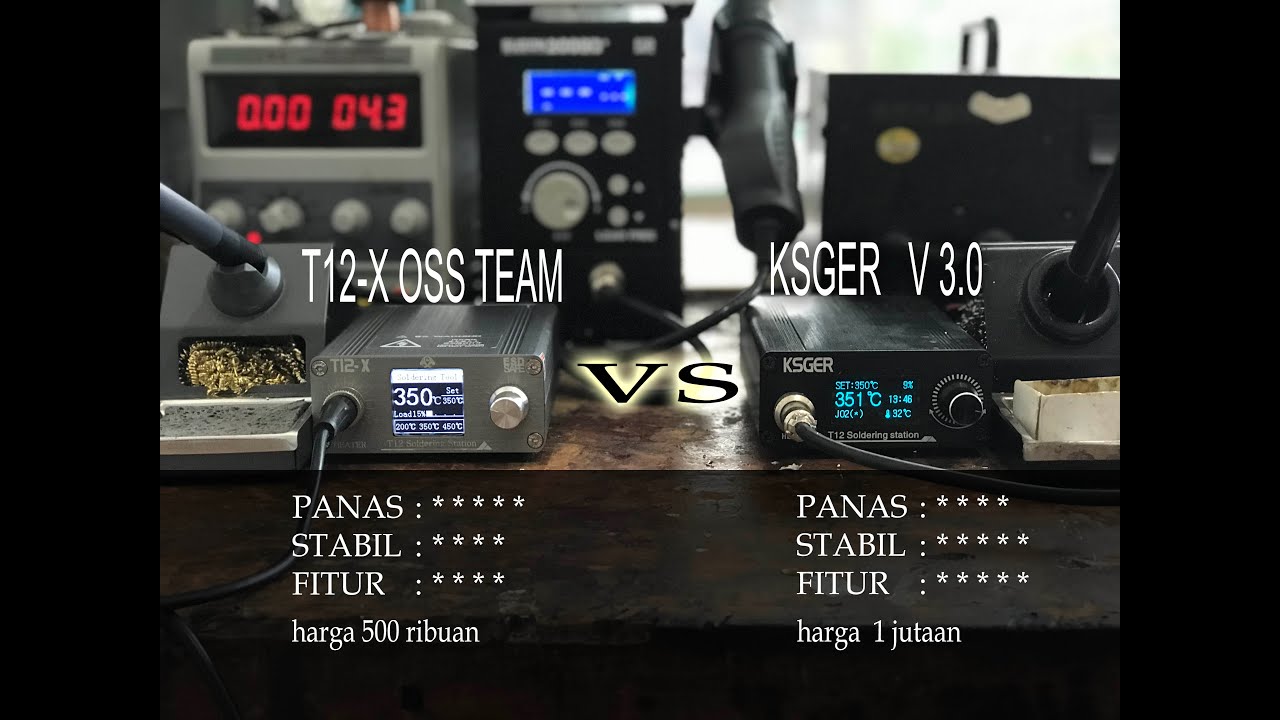 KSGER T12 VS T12X OSSTEAM II T12-X OSSTEAM VS KSGER