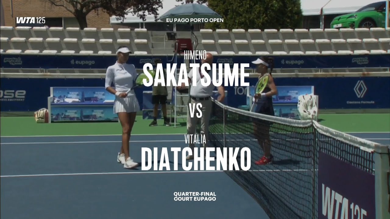 Himeno Sakatsume (JPN) vs Vitalia Diatchenko  -  Game, Set and Match Point