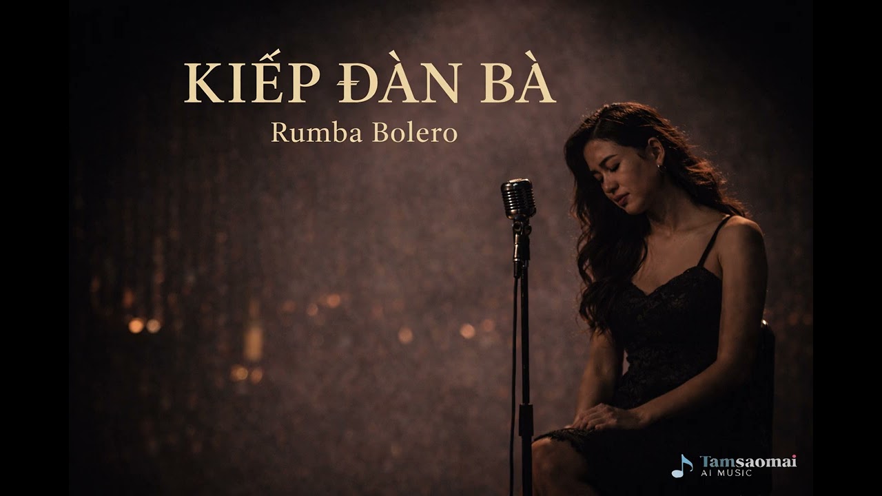 KIẾP ĐÀN BÀ | Rumba Bolero Buồn | Giọng Nữ | Tamsaomai AI Music