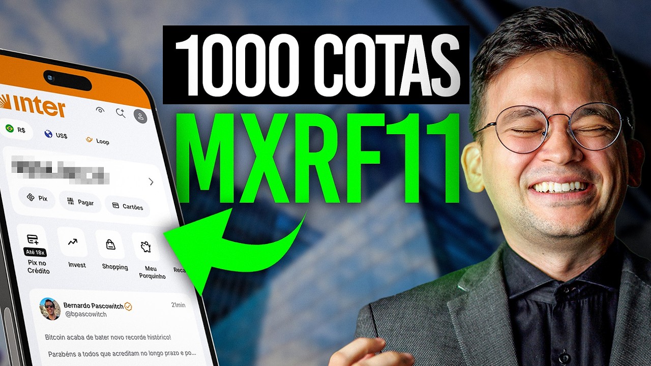 Mostrei Meu Extrato: Quanto Rendem 1.000 Cotas de MXRF11 (SEM Imposto)