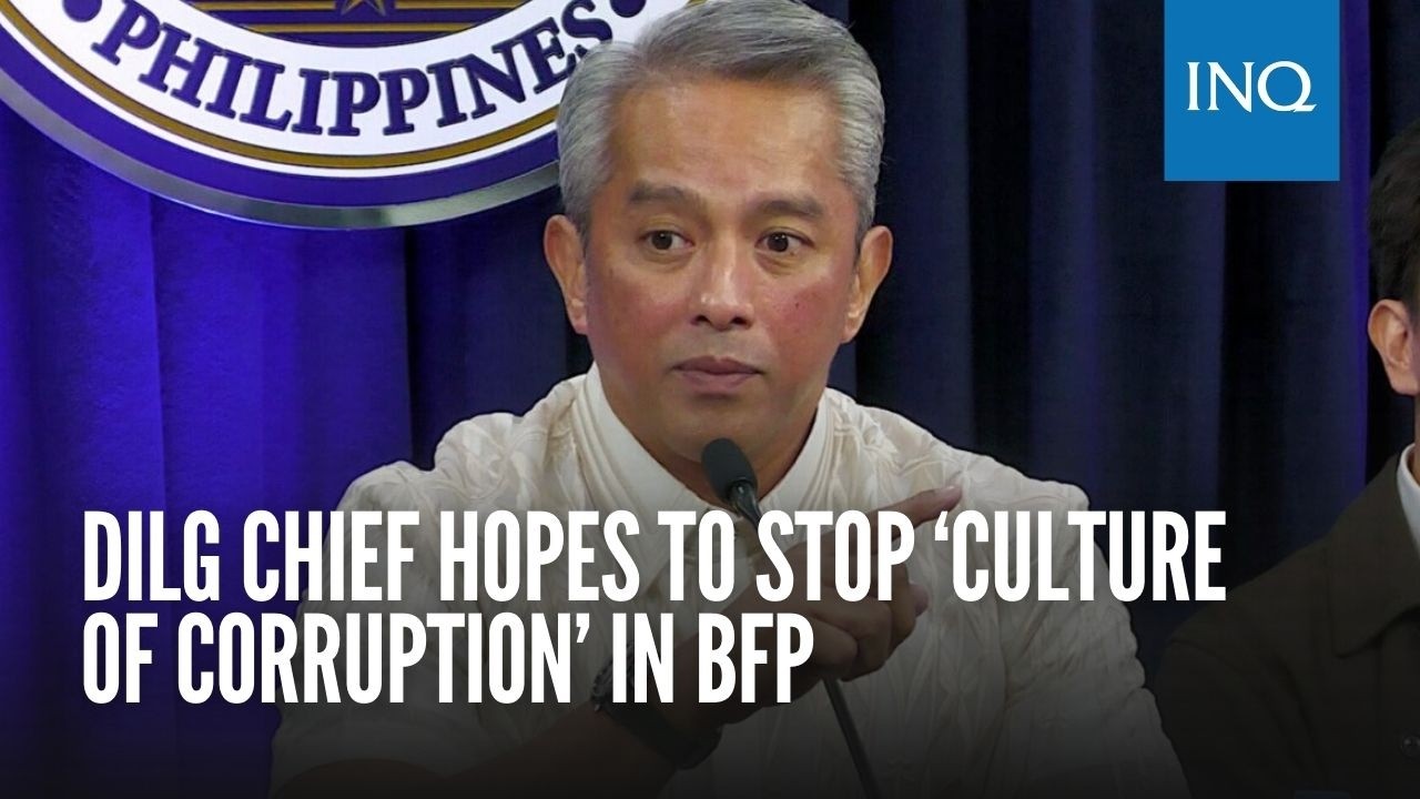 DILG chief hopes to stop ‘culture of corruption’ in BFP