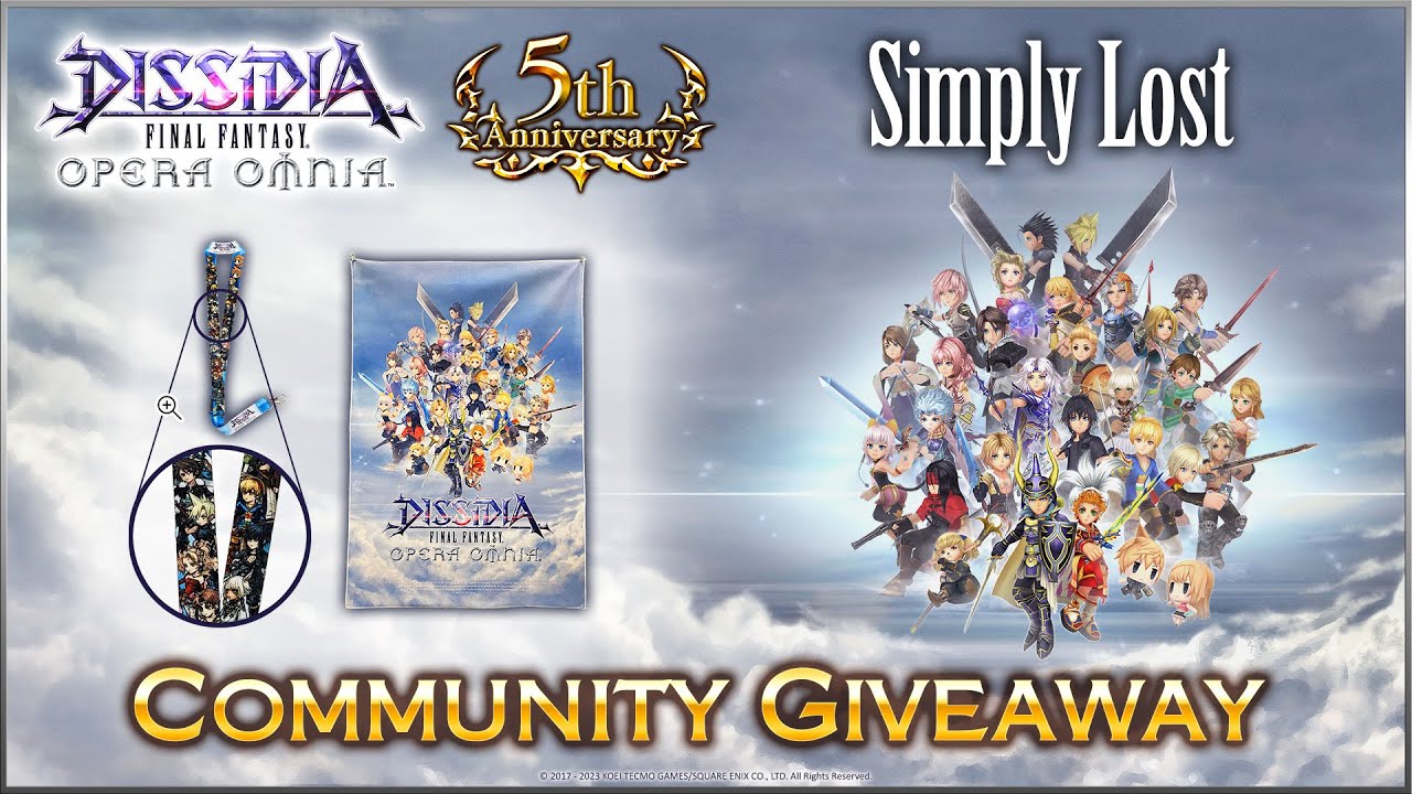SQEX Community Raffle Collaboration w/ SimplyLost In Celebrating GL DFFOO 5 Year Anniversary!