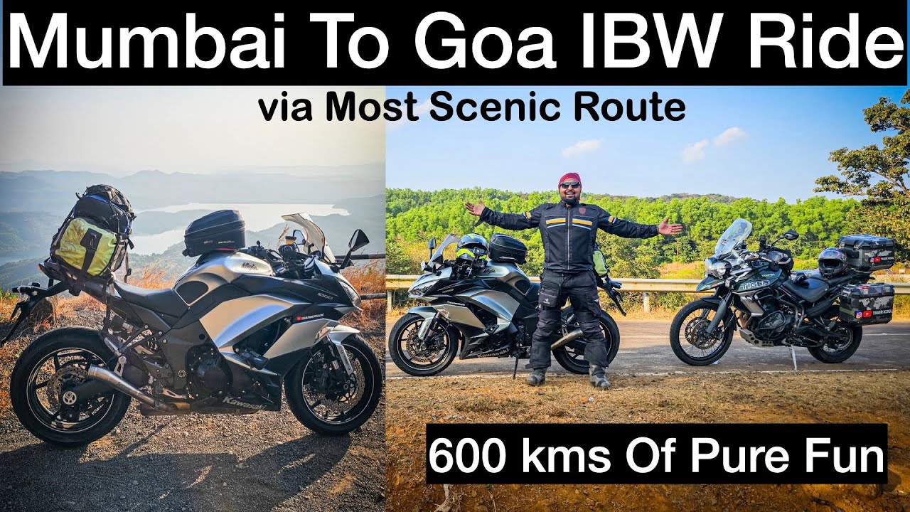 Mumbai To Goa EPIC RIDE - AAJ DIL KHUSH HO GAYA | Best Route via Anuskura Ghat | IBW 2023 🔥