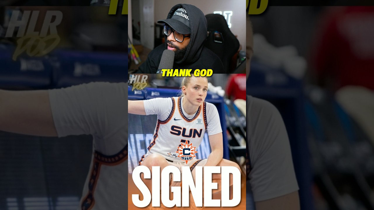 Hailey Van Lith Signed by the Connecticut Sun #espn #wnba