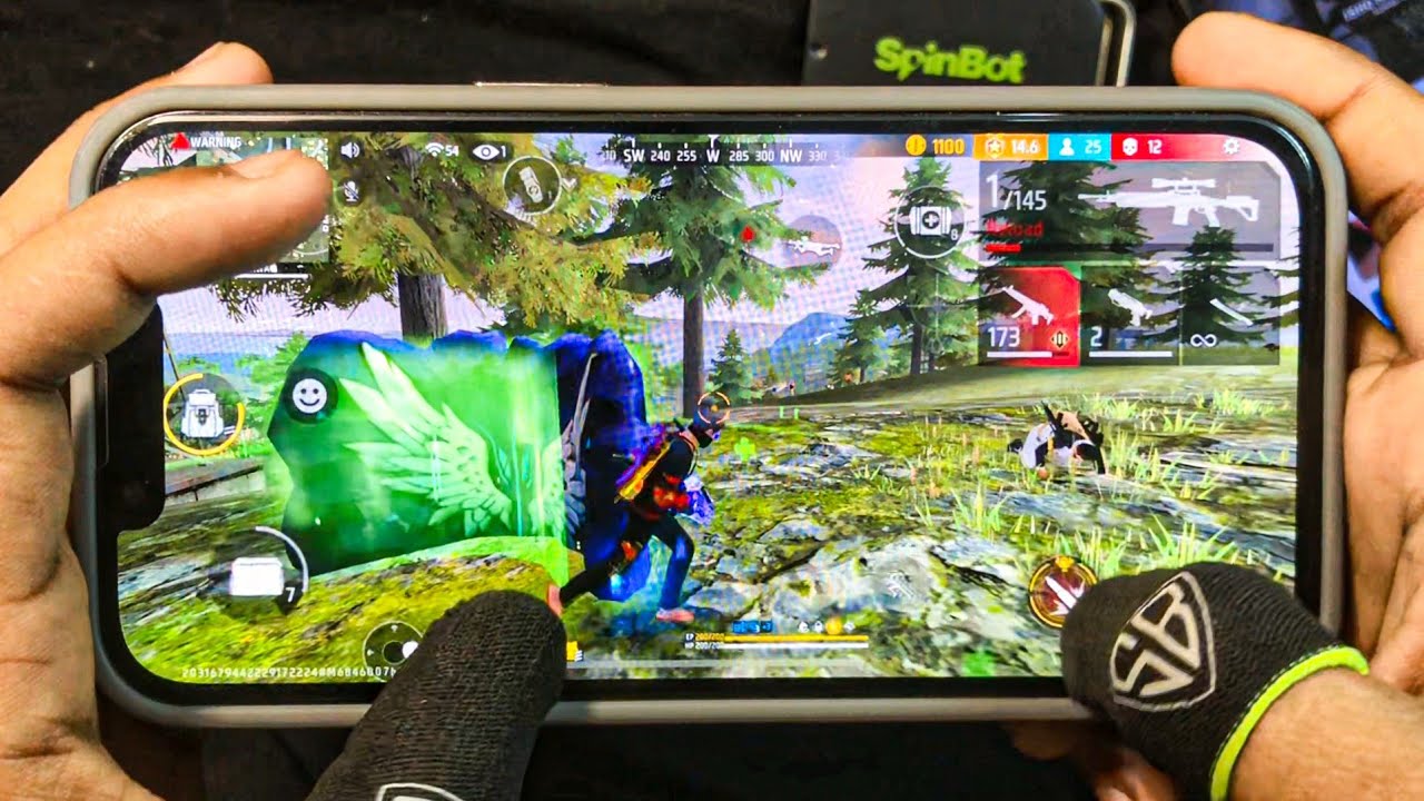 HANDCAM🔥 IPHONE 13 🗿 FREE FIRE BR RANKED INSANE GAMEPLAY 🎮