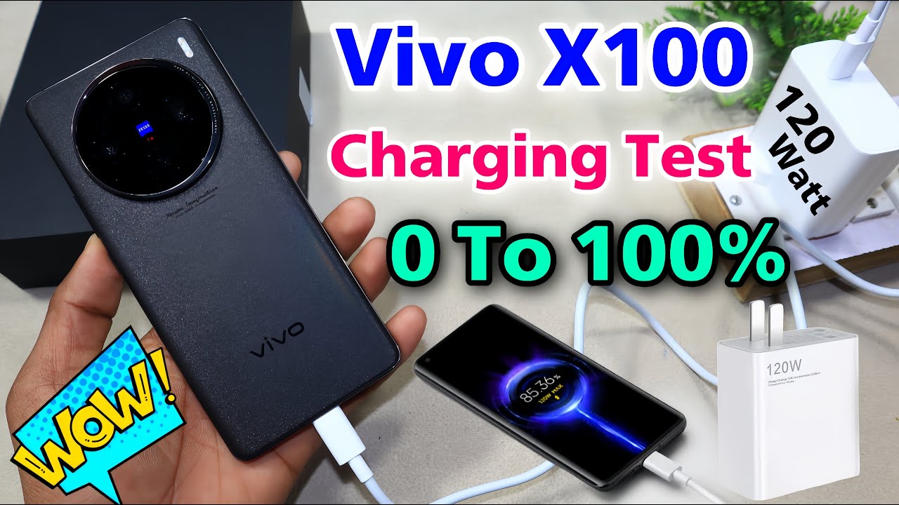 Vivo X100 Charging Test 0 To 100% || Vivo X100 120 Watt Charger 🔥🔥