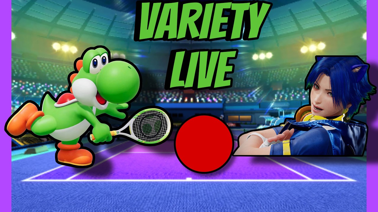 Street Tennis Fever - Playing Mario Tennis Fever/Street Fighter 6