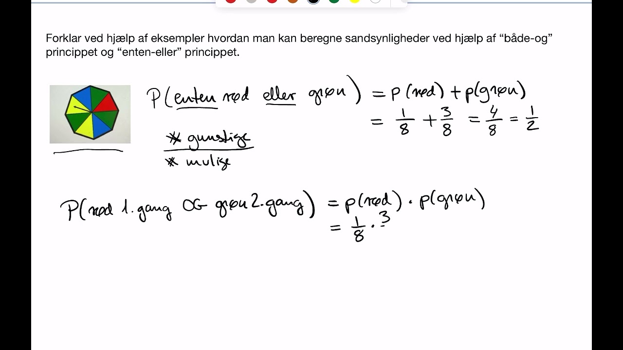 Både-og og Enten-eller princippet for sandsynligheder