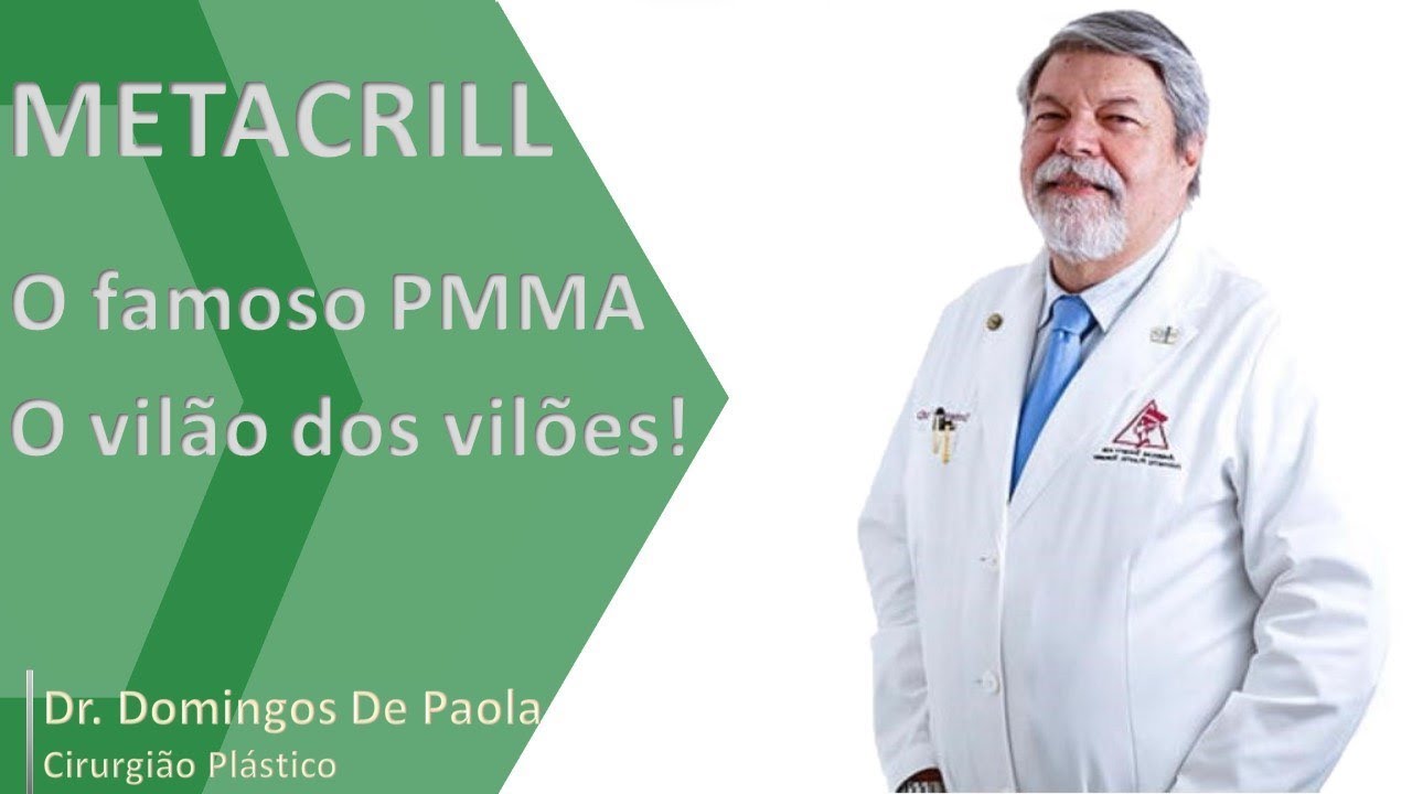 METACRILL - O famoso PMMA - O vilão dos vilões! Com Dr Domingos De Paola explicando