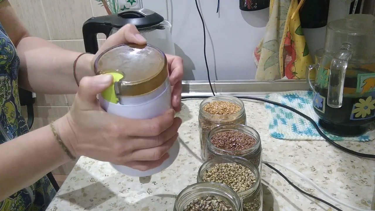 Расторопша, конопля, лён обычный и золотистый, как перемалываю семена и употребляю в пищу