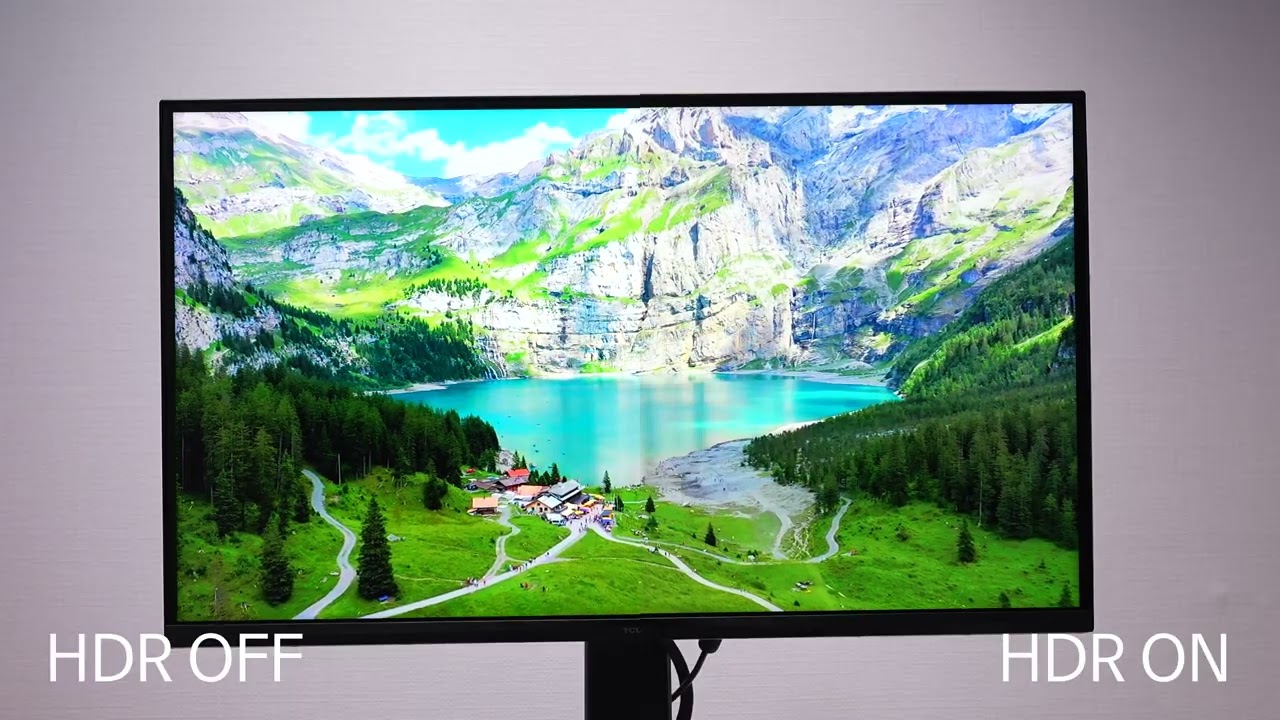TCL 27G64 QD-MiniLED 게이밍모니터 - HDR TEST