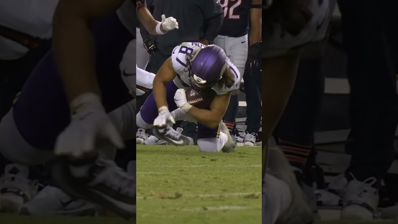 TJ Hockenson potential future fumble #nfl #highlights #bears #vikings