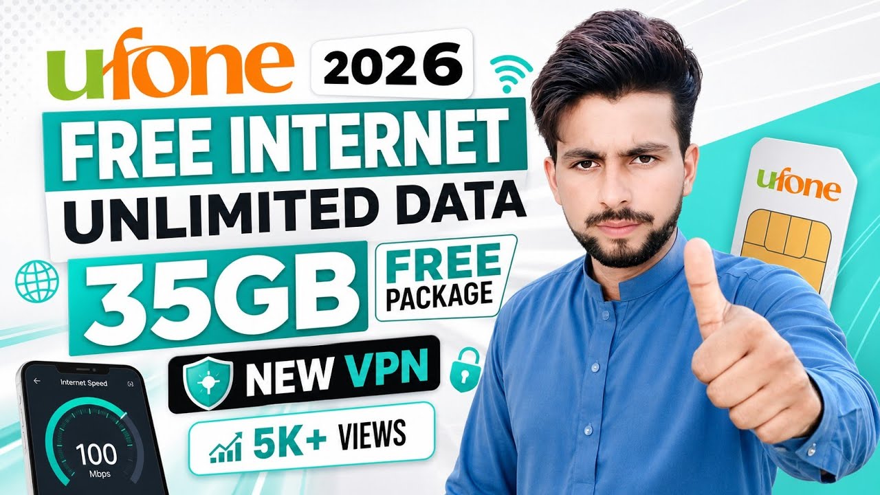 Ufone Free Data VPN Trick: Enjoy Fast Unlimited Internet Today! 2026