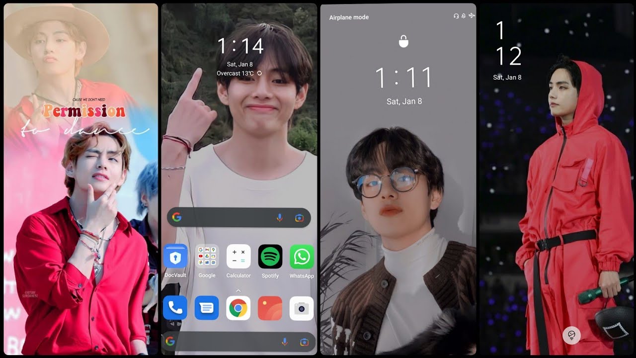 BTS- Kim Taehyung (V) phone wallpapers || full screen HD || trending 2022