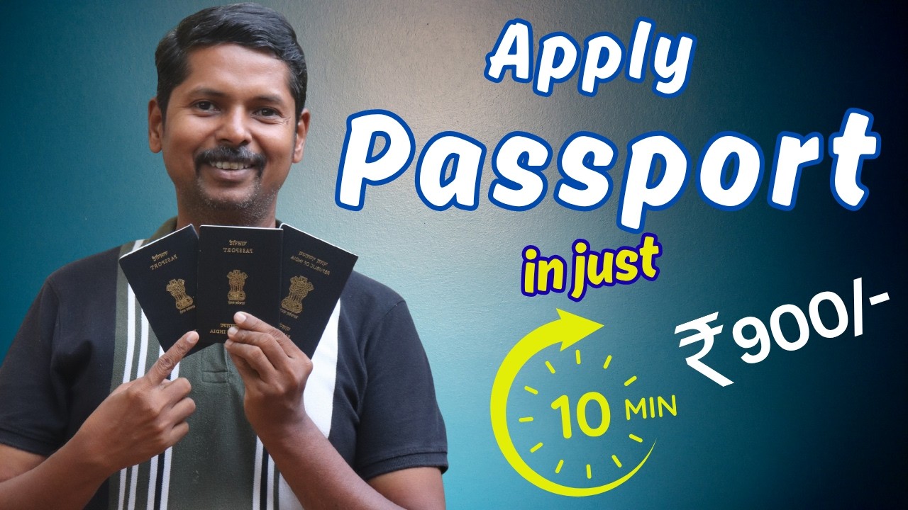 Apply Passport for Baby in India 2026 👶📘 | Step-by-Step Guide | Help in Tamil