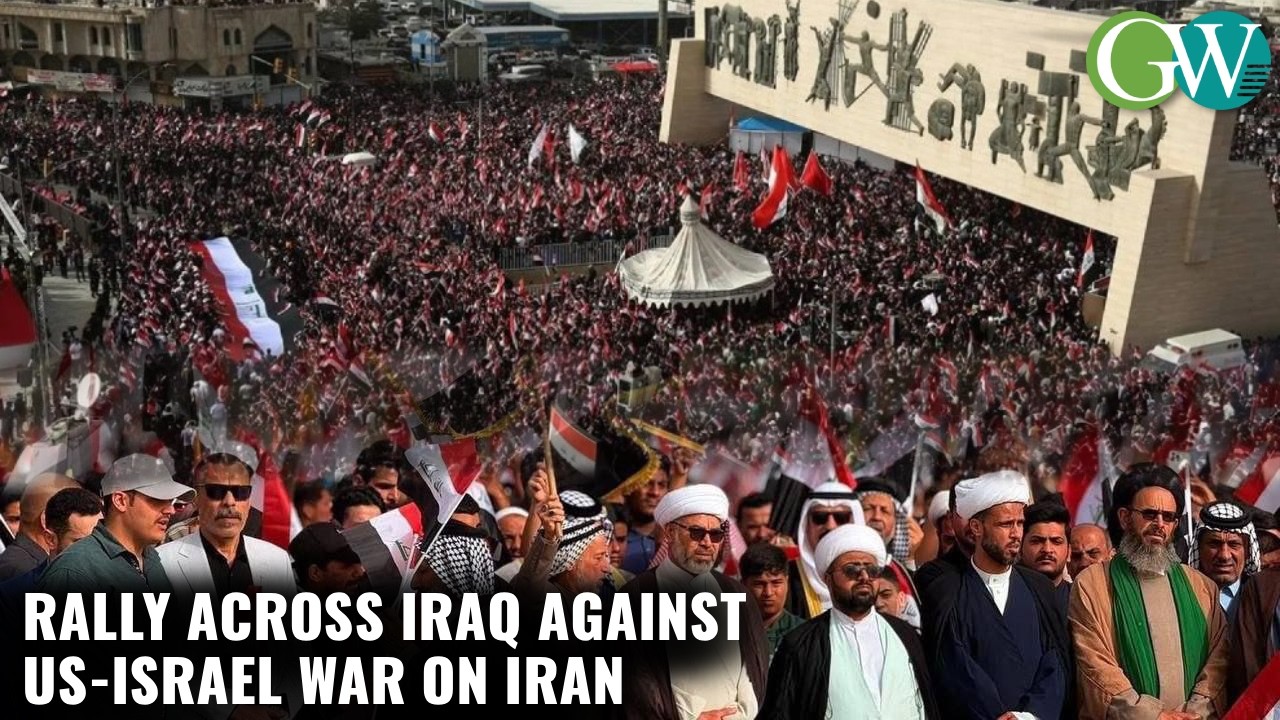 THOUSANDS RALLY ACROSS IRAQ AGAINST US-ISRAEL WAR ON IRAN; DEMANDS END TO CONFLICT
