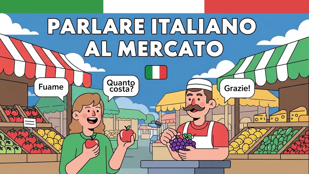 Impara l’italiano Podcast: Al Mercato Italiano: Come Contrattare i Prezzi | Italiano Pratico