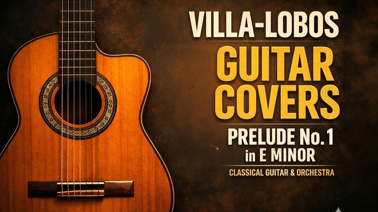 Villa-Lobos Prelude No. 1  Guitar & Symphony Orchestra  4 Movements | 4K