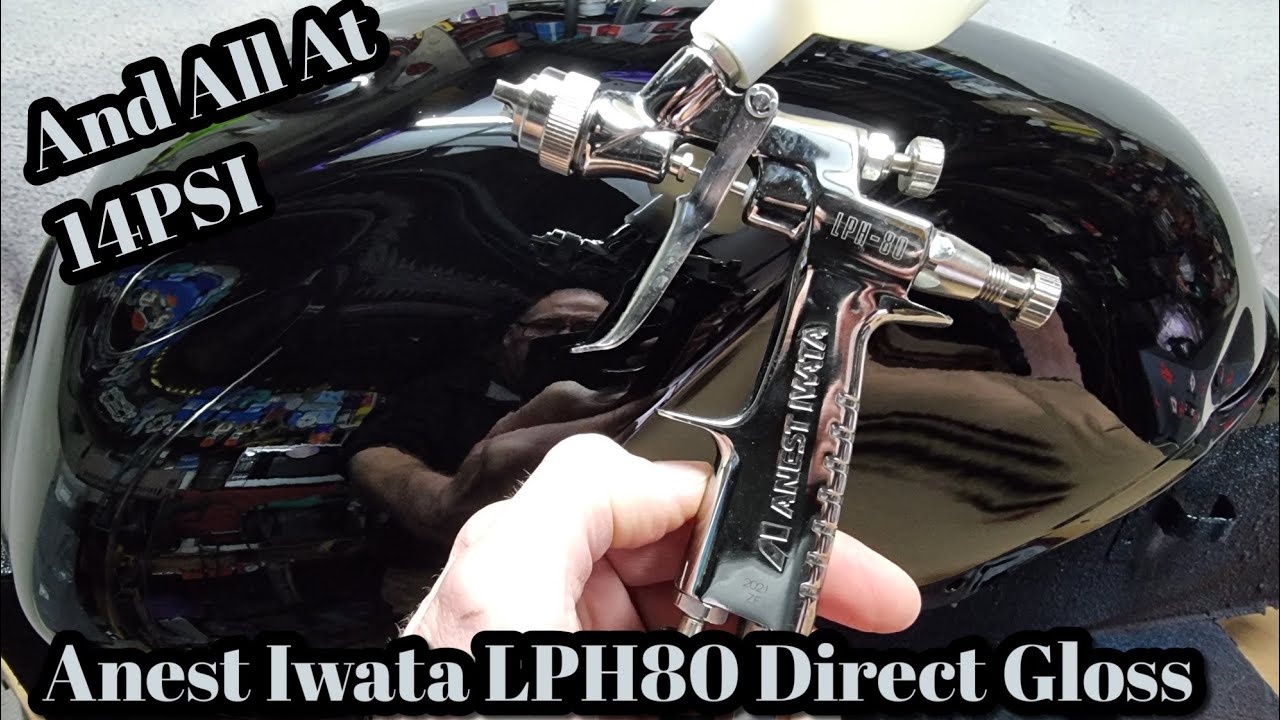 Глянцевая краска Iwata LPH80 Direct Gloss 2K с прозрачным покрытием Upol