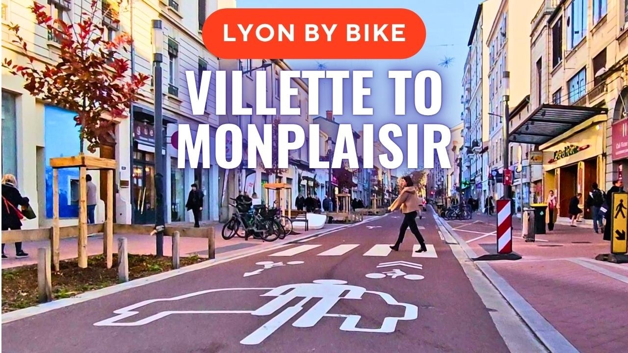🚲 Bike ride through Lyon, France (POV ASMR)