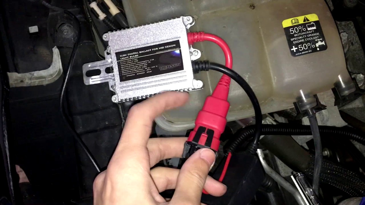 Как установить HID-фары с помощью жгута реле