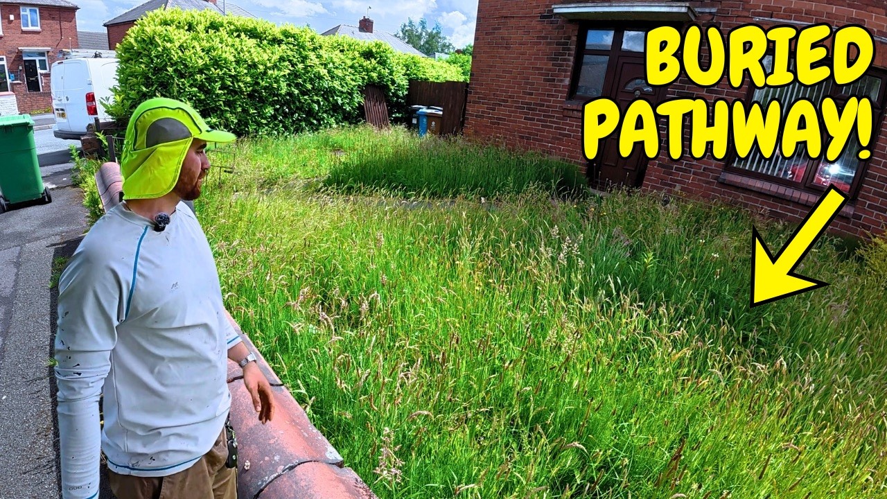 Mother in need of HELP gets FREE OVERGROWN GARDEN MAKEOVER