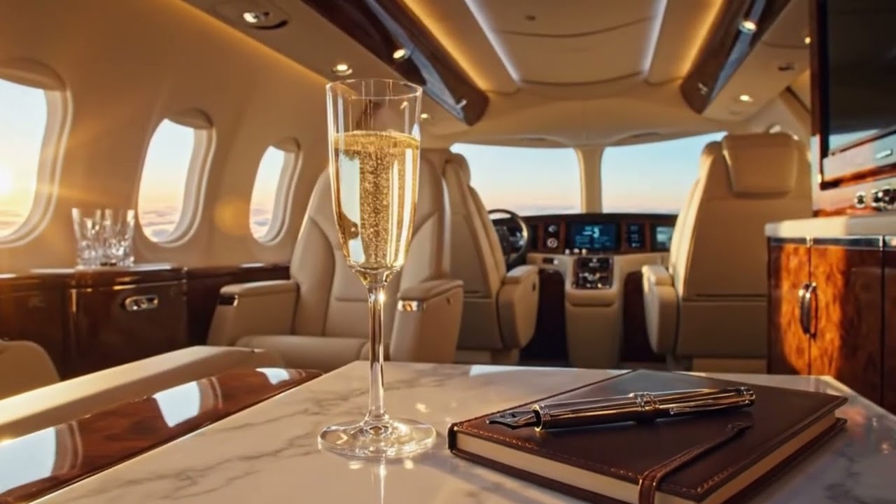 Private Jet Success Ambience 상위 1%만 아는 구름 위 정적