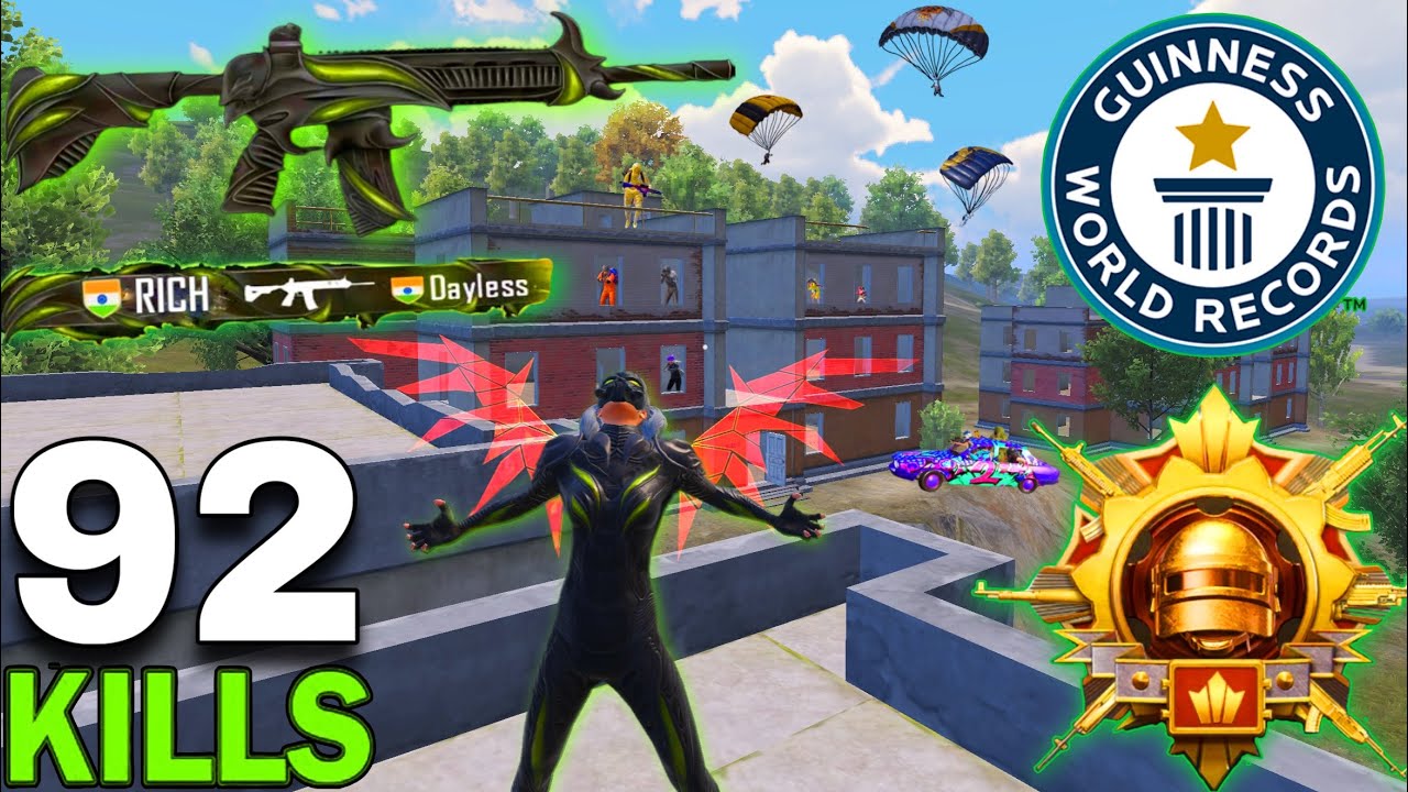 92 Kills!😱 NEW BEST SNIPER GAME PLAY w/ LEGENDARY INVADER OUTFIT 😍 Pubg Mobile